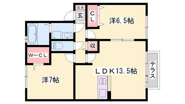 物件間取画像