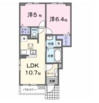 物件間取画像