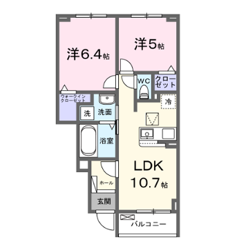 物件間取画像