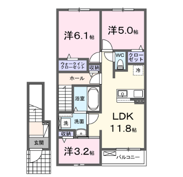 物件間取画像