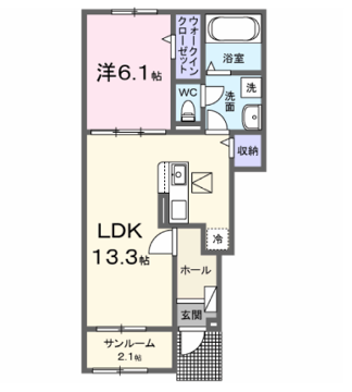 物件間取画像