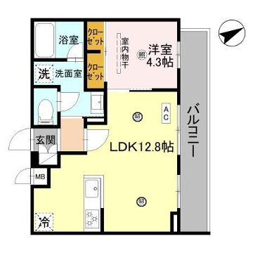 物件間取画像