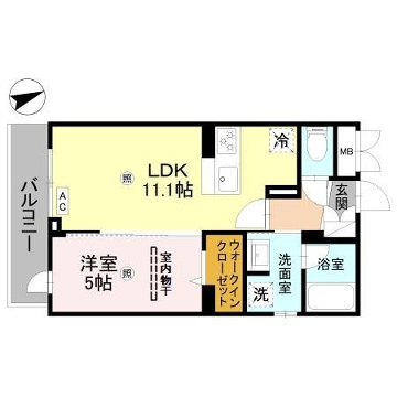 物件間取画像