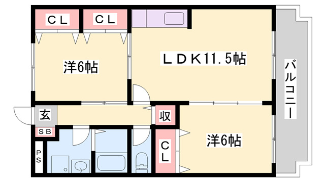 物件間取画像