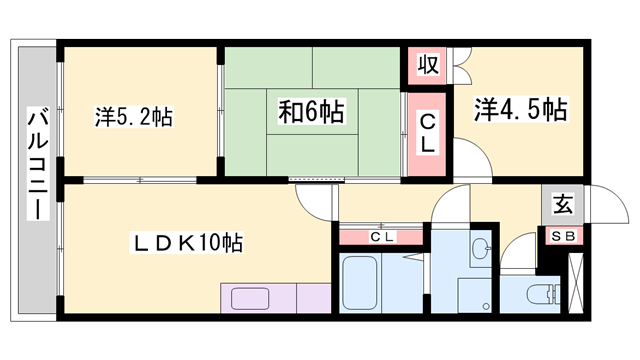 物件間取画像