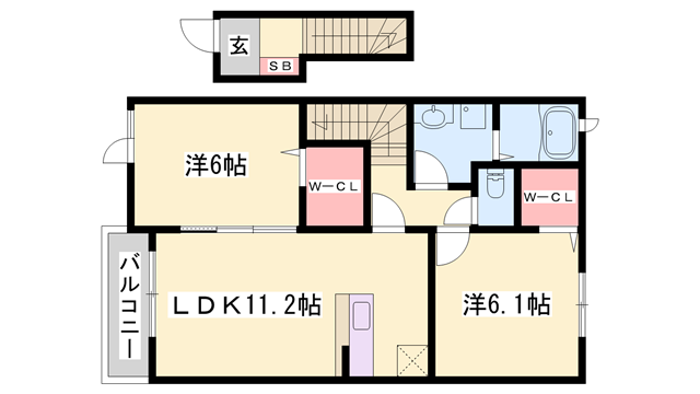 物件間取画像