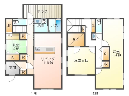 物件間取画像