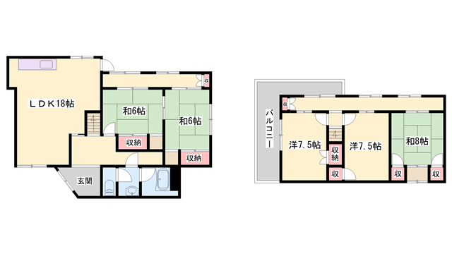 御立西松本戸建の物件間取画像