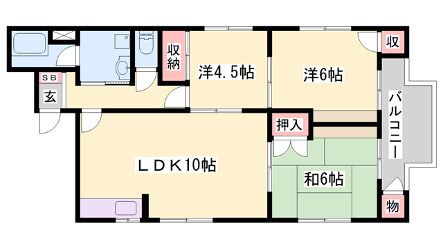 物件間取画像