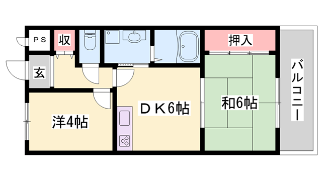 物件間取画像