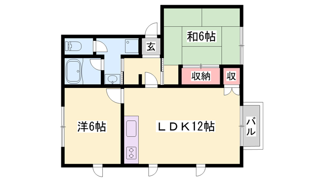 物件間取画像