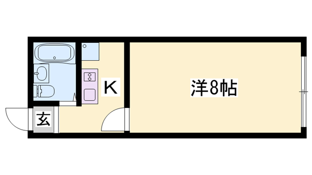 呉服町アドバンスビルの物件間取画像