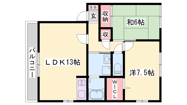 物件間取画像