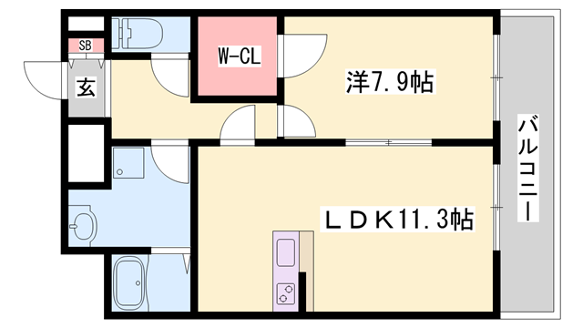 物件間取画像