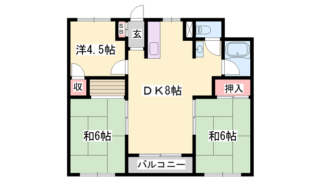 物件間取画像