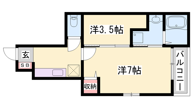 物件間取画像