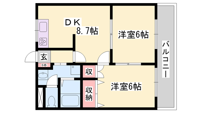 ライブリーの物件間取画像