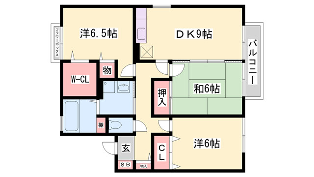 物件間取画像