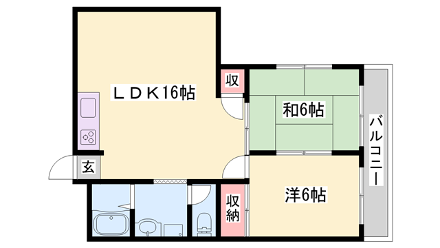 物件間取画像