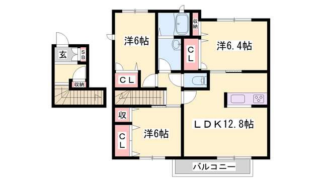 物件間取画像