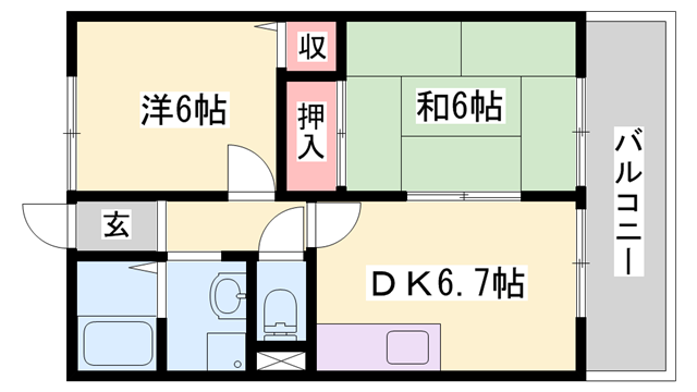 物件間取画像