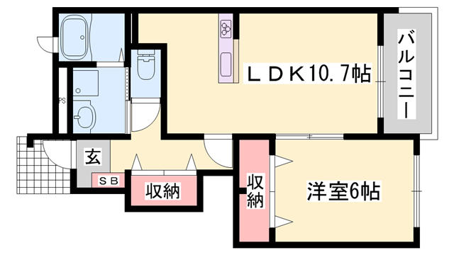プラシード・Sの物件間取画像