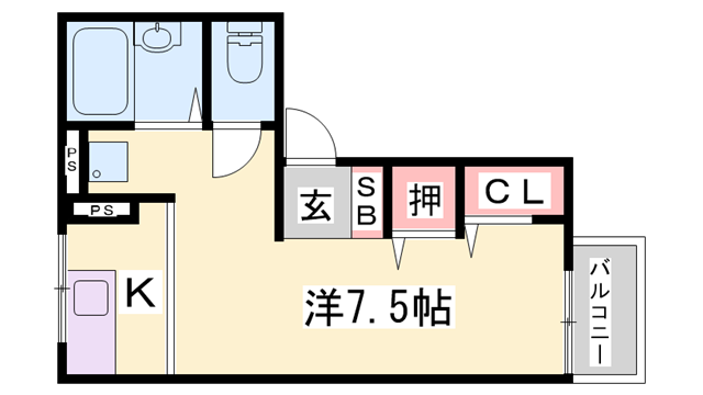物件間取画像