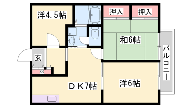 物件間取画像