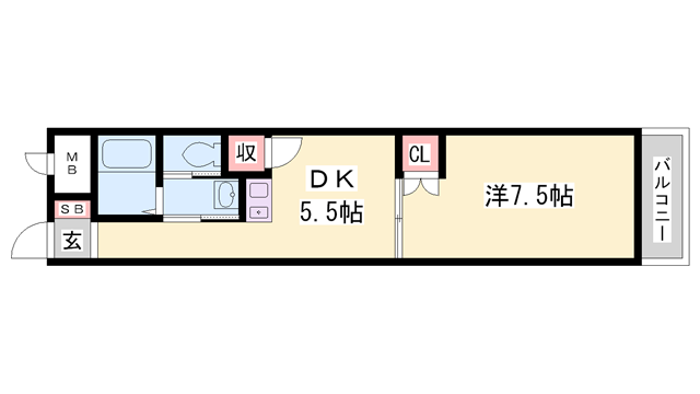 物件間取画像