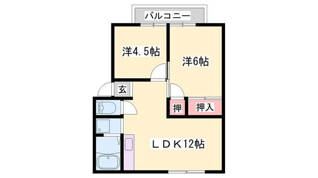 物件間取画像