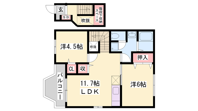 物件間取画像