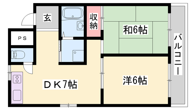 物件間取画像