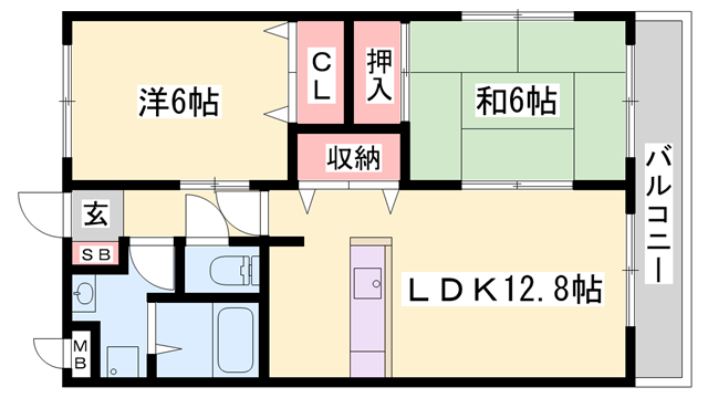 物件間取画像