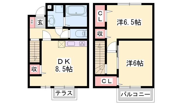 物件間取画像