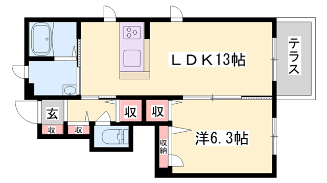 物件間取画像