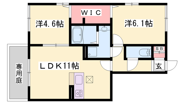 物件間取画像