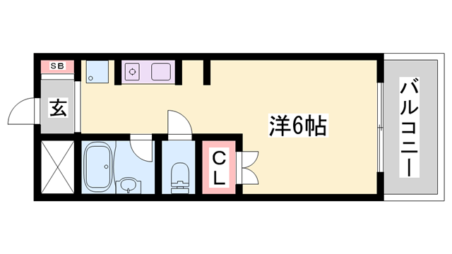 エスポワール内藤の物件間取画像