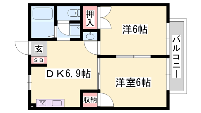 物件間取画像
