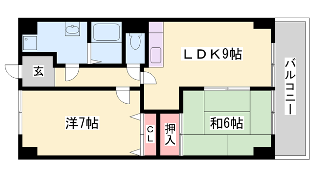 オーセント飯田の物件間取画像