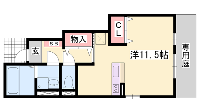物件間取画像