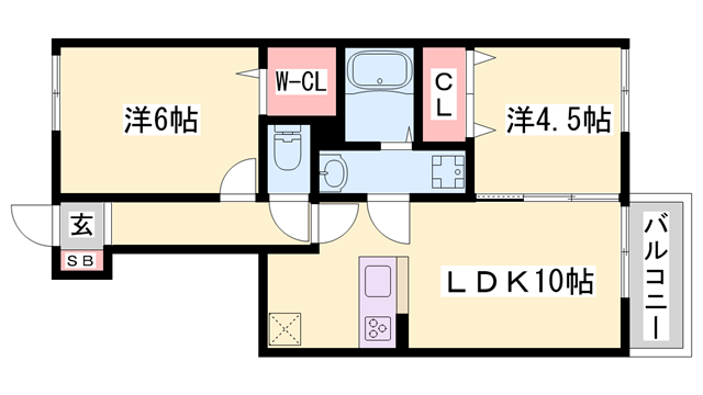 物件間取画像