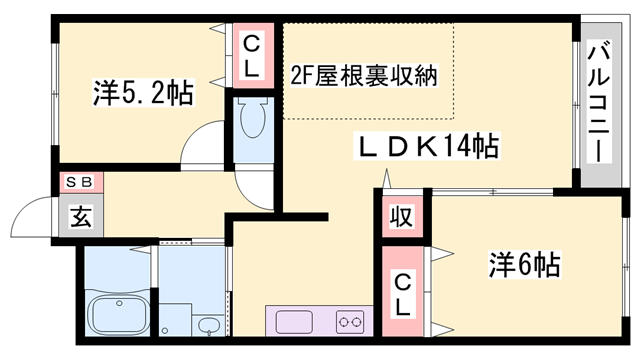 物件間取画像
