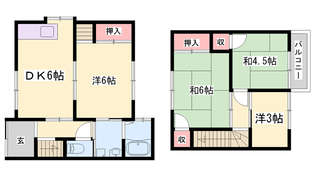 物件間取画像