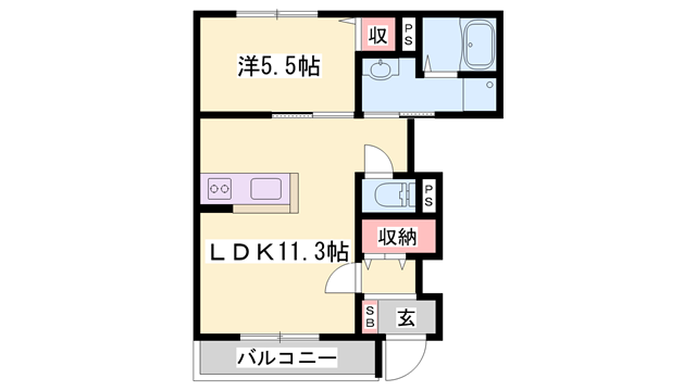 West Houseの物件間取画像