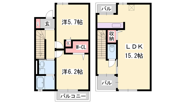 物件間取画像