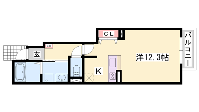 物件間取画像