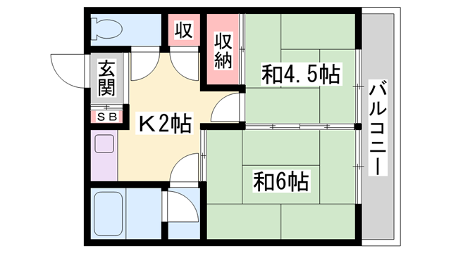 物件間取画像