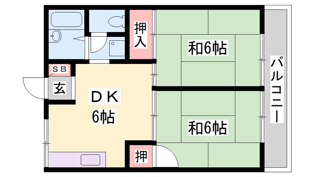 物件間取画像