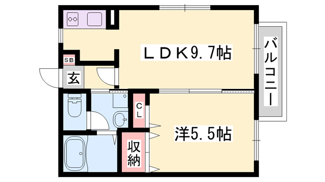物件間取画像