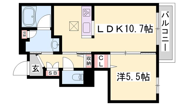 物件間取画像